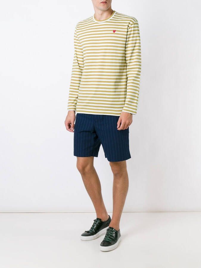 Comme Des Garçons Play mini-hartT-shirt Beige