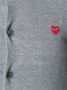 Comme Des Garçons Play mini heart logo cardigan Grijs - Thumbnail 5