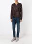 Comme Des Garçons Play polka dot V-neck sweater Bruin - Thumbnail 2