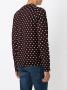 Comme Des Garçons Play polka dot V-neck sweater Bruin - Thumbnail 4