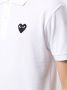 Comme Des Garçons Play Poloshirt met geborduurd logo Wit - Thumbnail 5