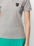 Comme Des Garçons Play Poloshirt met logopatch Grijs - Thumbnail 5