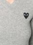 Comme Des Garçons Play Trui met geborduurd logo Grijs - Thumbnail 5