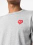 Comme Des Garçons Play Katoenen T-shirt Grijs - Thumbnail 5