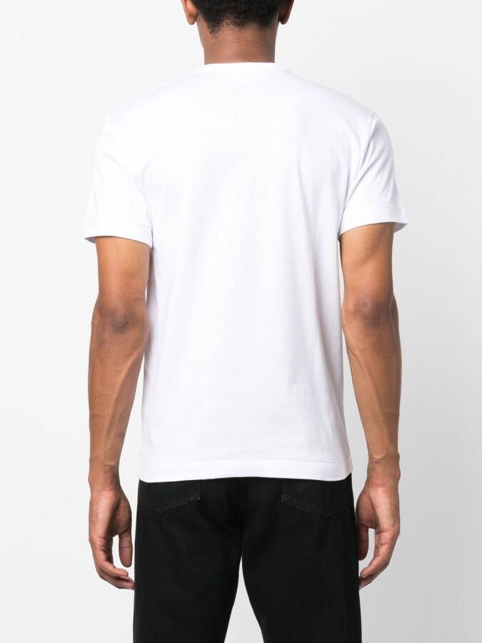 Comme Des Garçons Play Katoenen T-shirt Wit