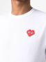 Comme Des Garçons Play Katoenen T-shirt Wit - Thumbnail 5
