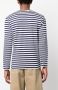 Comme Des Garçons Play Gestreept T-shirt Blauw - Thumbnail 4