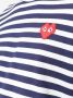 Comme Des Garçons Play Gestreept T-shirt Blauw - Thumbnail 5