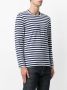 Comme Des Garçons Play striped T-shirt Blauw - Thumbnail 3