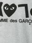 Comme Des Garçons Play T-shirt Grijs - Thumbnail 5