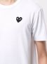 Comme Des Garçons Play T-shirt met geborduurd logo Wit - Thumbnail 5