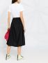 Comme Des Garçons Play T-shirt met geborduurde harten Wit - Thumbnail 4