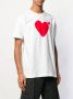 Comme Des Garçons Play T-shirt met hart logo Wit - Thumbnail 3