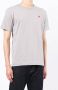 Comme Des Garçons Play T-shirt met hartpatch Grijs - Thumbnail 3