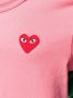 Comme Des Garçons Play T-shirt met hartprint Roze - Thumbnail 5