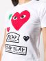 Comme Des Garçons Play T shirt met hartprint dames katoen XS Wit - Thumbnail 5