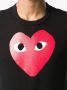 Comme Des Garçons Play T-shirt met hartprint Zwart - Thumbnail 5