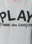 Comme Des Garçons Play printed logo T-shirt Grijs - Thumbnail 5