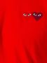 Comme Des Garçons Play t-shirt met logo op voorkant Rood - Thumbnail 5