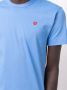 Comme Des Garçons Play T-shirt met logopatch Blauw - Thumbnail 5