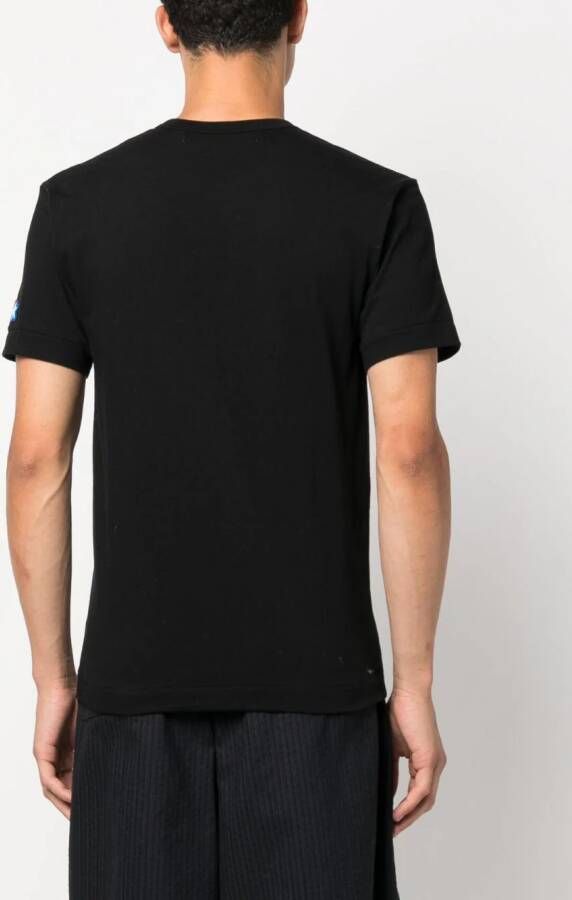 Comme Des Garçons Play T-shirt met logopatch Zwart