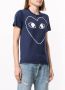 Comme Des Garçons Play T-shirt met logoprint Blauw - Thumbnail 3