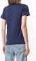 Comme Des Garçons Play T-shirt met logoprint Blauw - Thumbnail 4