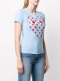 Comme Des Garçons Play T-shirt met logoprint Blauw - Thumbnail 3
