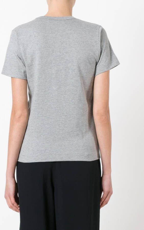 Comme Des Garçons Play T-shirt met logoprint Grijs