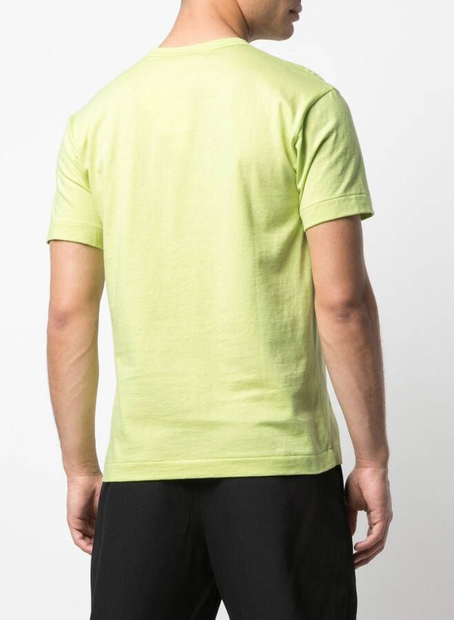 Comme Des Garçons Play T-shirt met logoprint Groen