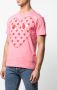 Comme Des Garçons Play T-shirt met logoprint Roze - Thumbnail 3