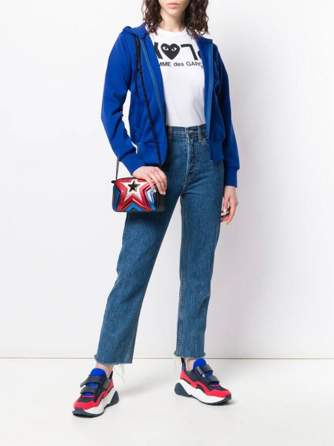 Comme Des Garçons Play T-shirt met logoprint Wit