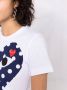 Comme Des Garçons Play T-shirt met logoprint Wit - Thumbnail 3