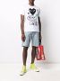 Comme Des Garçons Play T shirt met logoprint heren katoen XXL Wit - Thumbnail 2