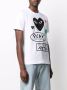 Comme Des Garçons Play T shirt met logoprint heren katoen XXL Wit - Thumbnail 3