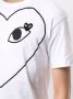 Comme Des Garçons Play T-shirt met logoprint Wit - Thumbnail 5