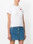Comme Des Garçons Play T-shirt met logoprint Wit - Thumbnail 3