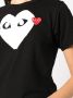 Comme Des Garçons Play T-shirt met logoprint Zwart - Thumbnail 5