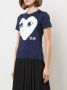 Comme Des Garçons Play T-shirt met print Blauw - Thumbnail 3