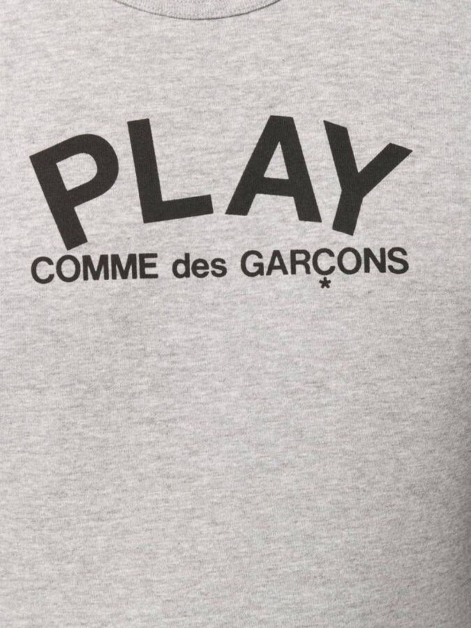 Comme Des Garçons Play T-shirt met ronde hals Grijs