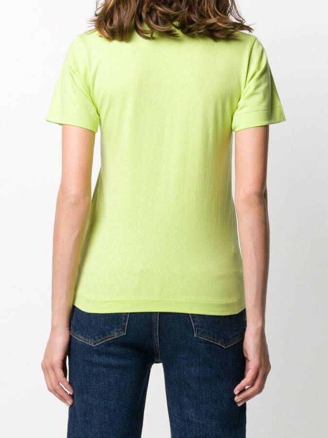Comme Des Garçons Play T-shirt met ronde hals Groen