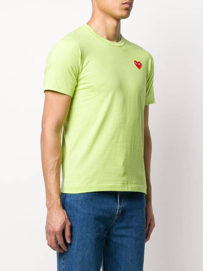 Comme Des Garçons Play T-shirt met ronde hals Groen
