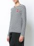 Comme Des Garçons Play Top met lange mouwen Zwart - Thumbnail 3