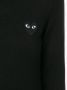 Comme Des Garçons Play Trui met geborduurd logo Zwart - Thumbnail 5