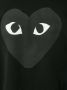 Comme Des Garçons Play trui met groot hart logo Zwart - Thumbnail 5