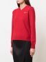 Comme Des Garçons Play Trui met V-hals Rood - Thumbnail 3
