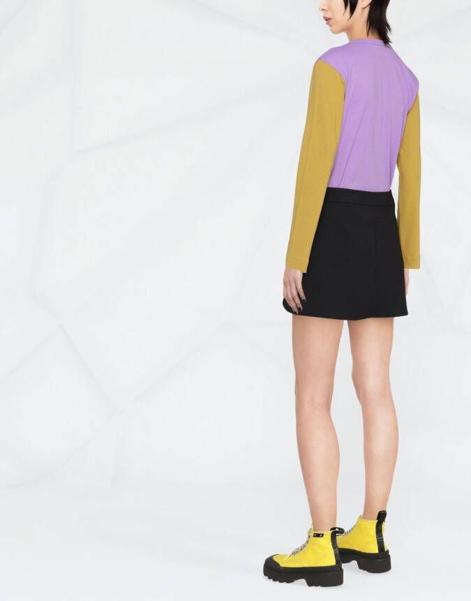 Comme Des Garçons Play Tweekleurige trui Paars