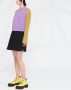 Comme Des Garçons Play Tweekleurige trui Paars - Thumbnail 4