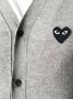 Comme Des Garçons Play V-hals vest met logo en patch Grijs - Thumbnail 5
