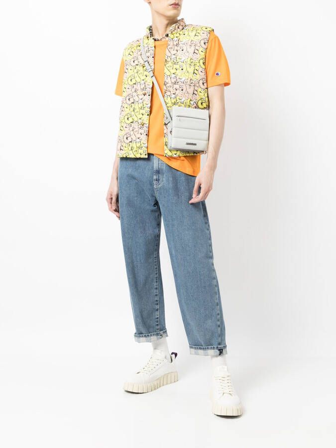 Comme Des Garçons Shirt Bodywarmer met logoprint Geel